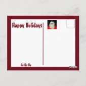 Carte Postale Bonjour de Santa (Dos)