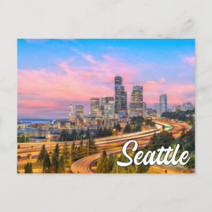 Carte Postale Bonjour De Seattle, Washington