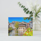 Carte Postale Bonjour De Strasbourg, France (Debout devant)
