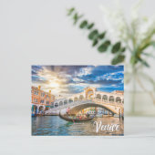 Carte Postale Bonjour de Venise, Italie (Debout devant)