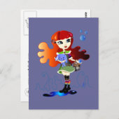 Carte Postale Bonjour Dollies : Fira Postcard (Devant / Derrière)