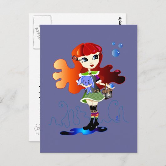 Carte Postale Bonjour Dollies : Fira Postcard (Devant / Derrière)