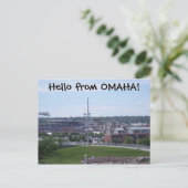 Carte Postale Bonjour d'OMAHA ! (Debout devant)