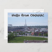 Carte Postale Bonjour d'OMAHA ! (Devant / Derrière)