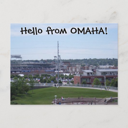 Carte Postale Bonjour d'OMAHA ! (Devant)