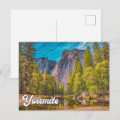 Carte Postale Bonjour Du Parc National Yosemite (Devant / Derrière)