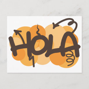 Carte Postale Bonjour en espagnol