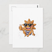 Carte Postale Bonjour été (Devant / Derrière)