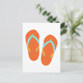 Carte Postale Bonjour Flip Flops (Debout devant)