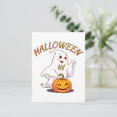 Carte Postale Bonjour ! Halloween (Debout devant)