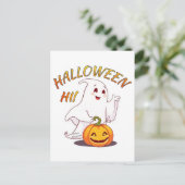 Carte Postale Bonjour ! Halloween (Debout devant)