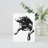 Carte Postale Bonjour, Head-Turn Lab (Debout devant)