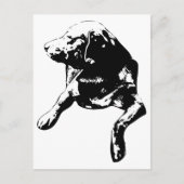 Carte Postale Bonjour, Head-Turn Lab (Devant)