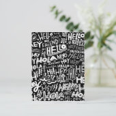 Carte Postale Bonjour Hola Bonjour (Debout devant)