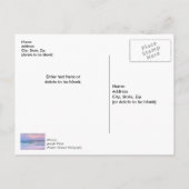 Carte Postale Bonjour Jetée de Navarre Beach Merci (Dos)