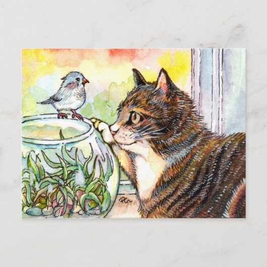 Carte Postale Bonjour Little Bird (Devant)