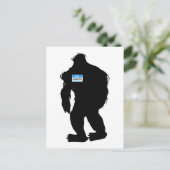 Carte Postale Bonjour, Mon Nom Est Sasquatch (Debout devant)