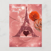 Carte Postale Bonjour Paris ! (Devant)