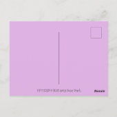 CARTE POSTALE BONJOUR PRINTEMPS FLUTTERBUN RABBIT, FUNNY BUNNY F (Dos)