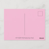 CARTE POSTALE BONJOUR PRINTEMPS FLUTTERBUN RABBIT, FUNNY BUNNY F (Dos)