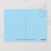 CARTE POSTALE BONJOUR PRINTEMPS FLUTTERBUN RABBIT, FUNNY BUNNY F (Dos)