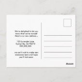 Carte Postale Bonjour rencontrer les voisins (Dos)