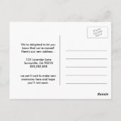 Carte Postale Bonjour rencontrer les voisins (Dos)