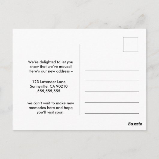 Carte Postale Bonjour, Rencontrez les voisins | Simple Welcome P (Dos)