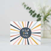 Carte Postale Bonjour Soleil (Debout devant)