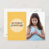 Carte Postale Bonjour Sunshine (Devant / Derrière)