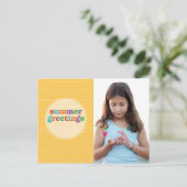 Carte Postale Bonjour Sunshine (Debout devant)