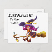 Carte Postale Bonjour un salut de cuisine (Devant / Derrière)