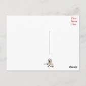 Carte Postale Bonjour Yellow Labrador Retriever Post Card (Dos)