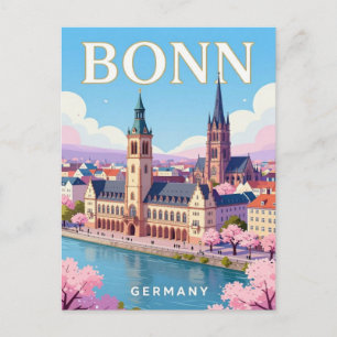 Carte Postale Bonn Allemagne Ville Historique Rhin Voyage