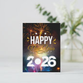 Carte Postale Bonne année (Debout devant)