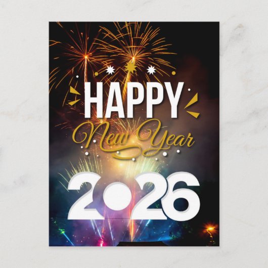 Carte Postale Bonne année (Devant)