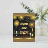 Carte postale Bonne année (Debout devant)