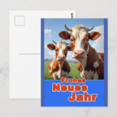 Carte Postale Bonne année (Devant / Derrière)