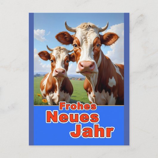Carte Postale Bonne année (Devant)