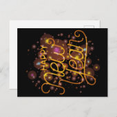 Carte Postale Bonne année (Devant / Derrière)