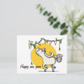 Carte Postale Bonne année (Debout devant)