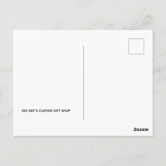 Carte Postale Bonne année (Dos)