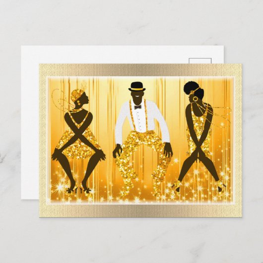 Carte Postale Bonne année (Devant / Derrière)