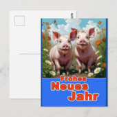 Carte Postale Bonne année (Devant / Derrière)