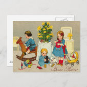 Carte postale "Bonne Annee" (Devant / Derrière)
