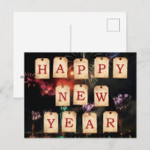 Carte Postale Bonne année (Devant / Derrière)