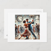 Carte Postale Bonne année, (Devant / Derrière)