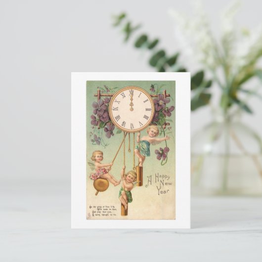 Carte postale : Bonne année (Debout devant)