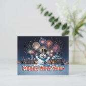 Carte Postale Bonne Année (Debout devant)