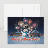 Carte Postale Bonne Année (Devant / Derrière)